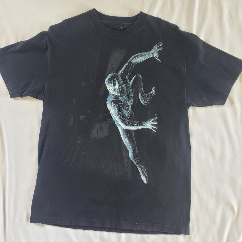 NWOT Spiderman 3 Mens Shirt 2007 Marvel Movie Rare Promo. Size: Large. Pristine!